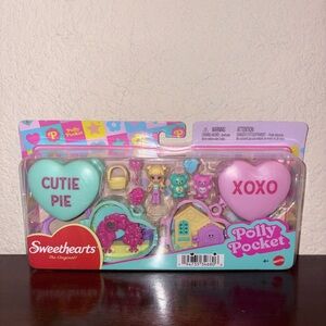 Valentine Sweethearts Polly Pocket Playset - Pink and Blue